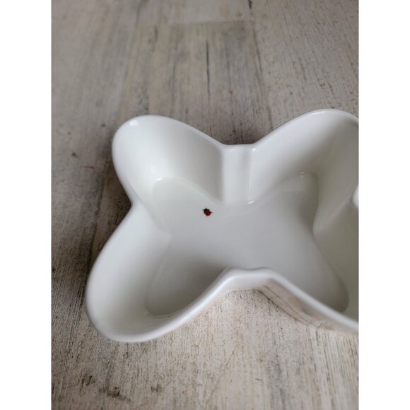 Lenox butterfly meadow shaped bowl trinket unique ladybug flower - Picture 3 of 9